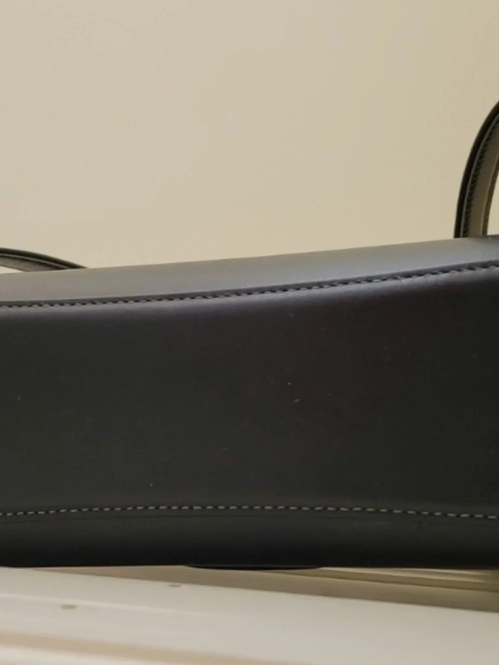 COACH ELIZA TOP HANDLE CROSSBODY BAG BLACK LEATHER EUC NEVER USED - Picture 11 of 14